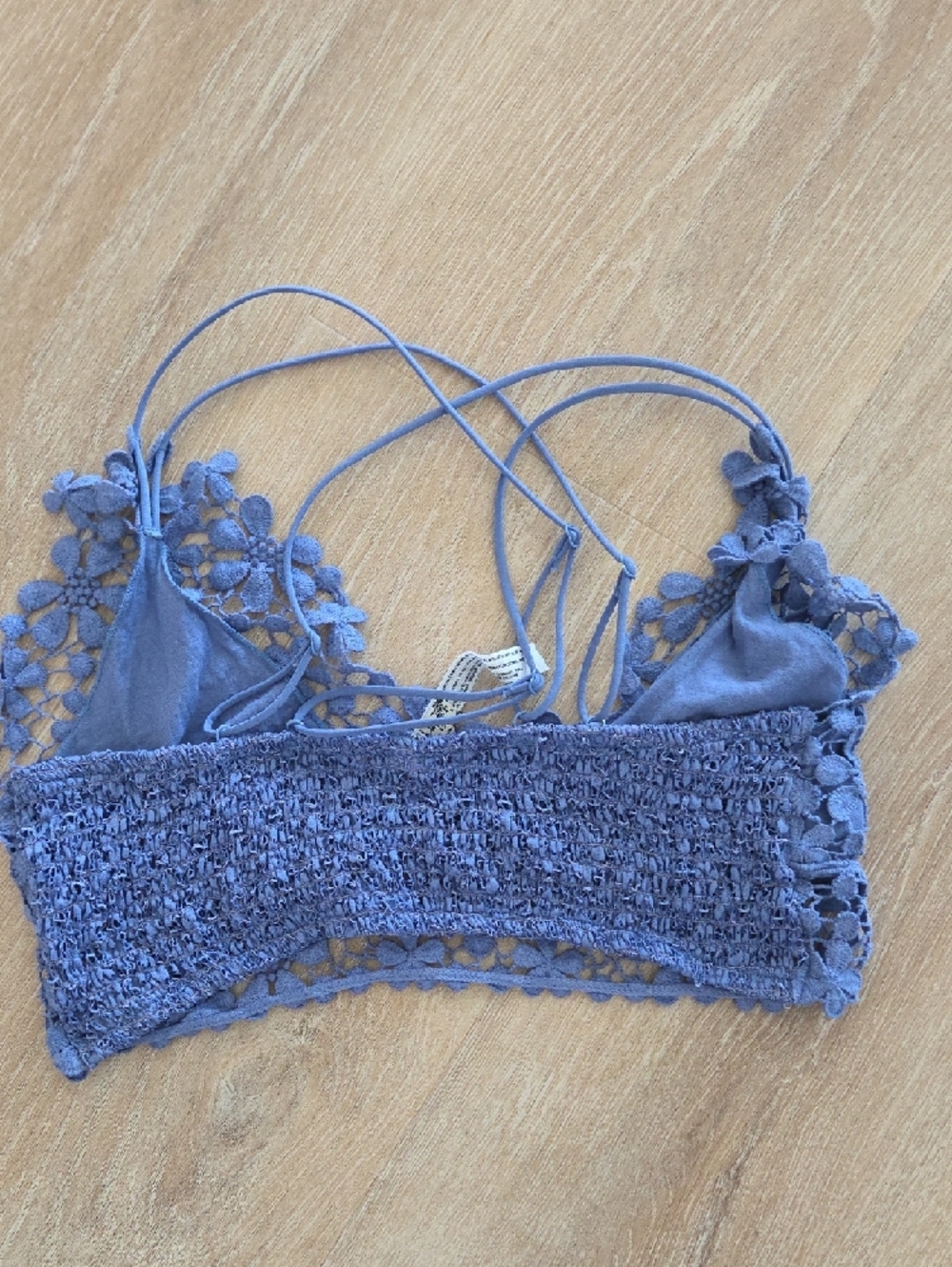 Free People Bralette Trio - Blue, Black, Grey - Picture 7 of 7